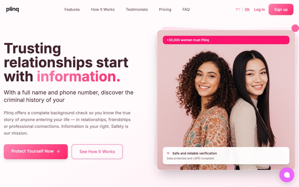plinq.com.br 首页截图